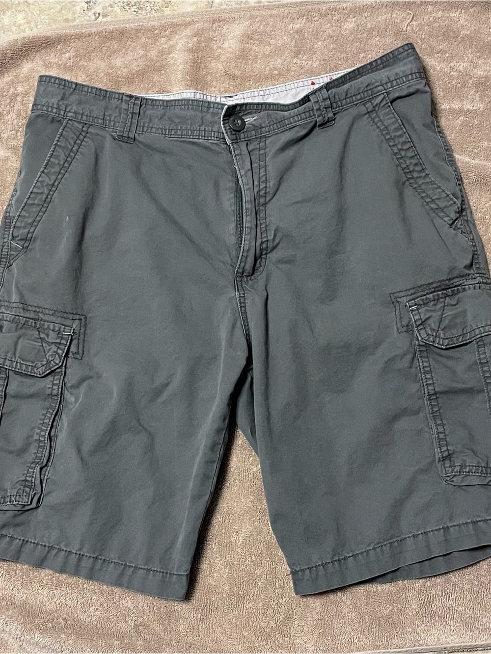 Men's Cargo Shorts - Dark Gray 36 in waist